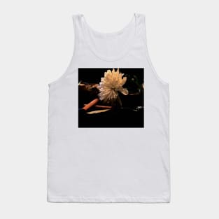 Chrysanthemum & Cinnamon - Baroque Inspired Dark Still Life Photo Tank Top